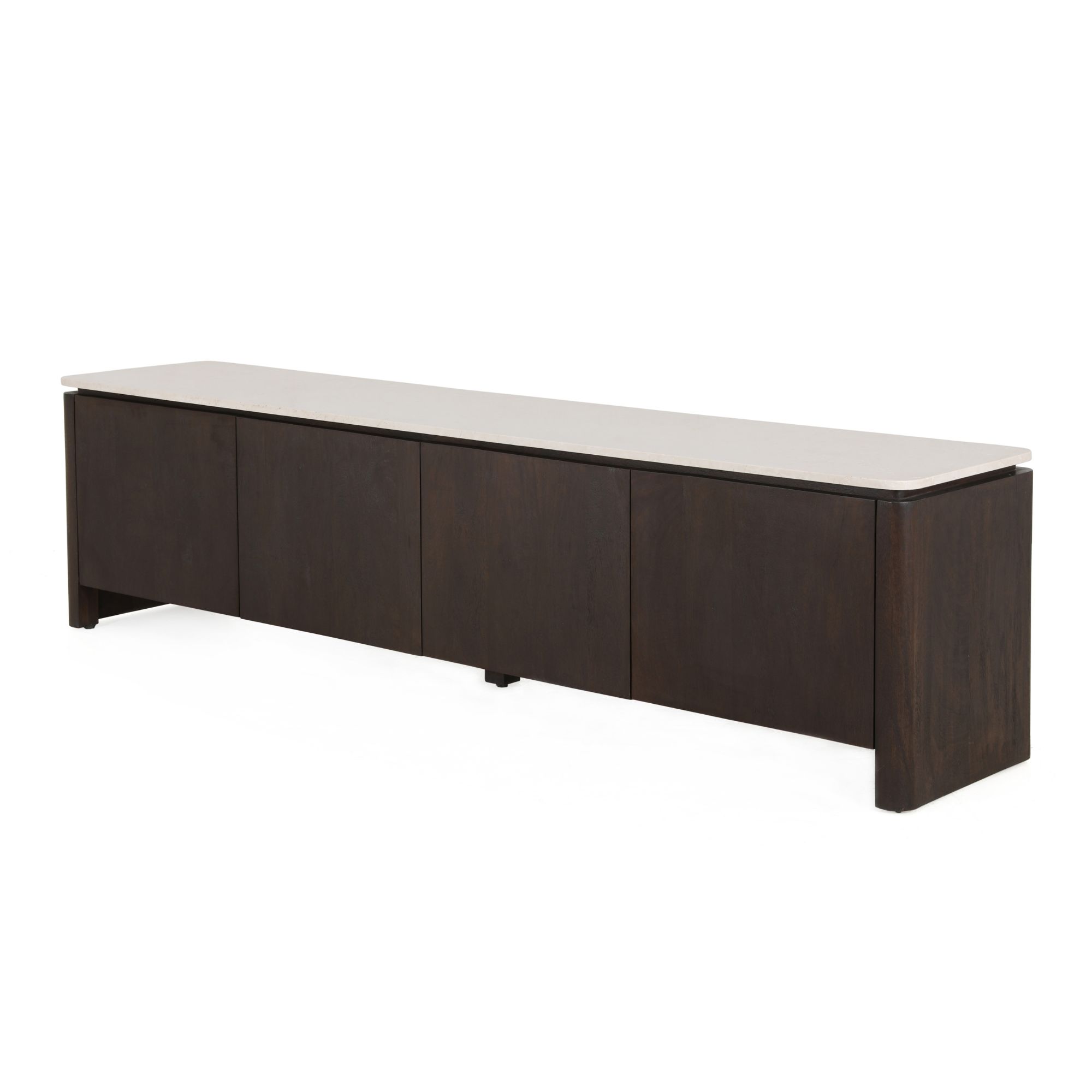 TV-meubel Peelvy Bruin 210 cm - Afbeelding 7