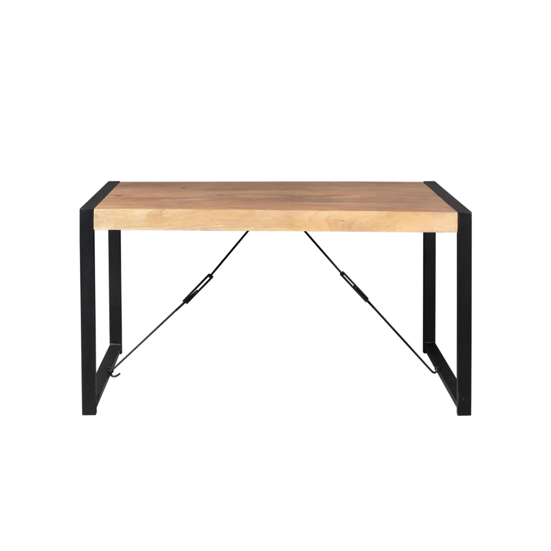 Eettafel Flaarnura 160 cm mangohout - Afbeelding 2