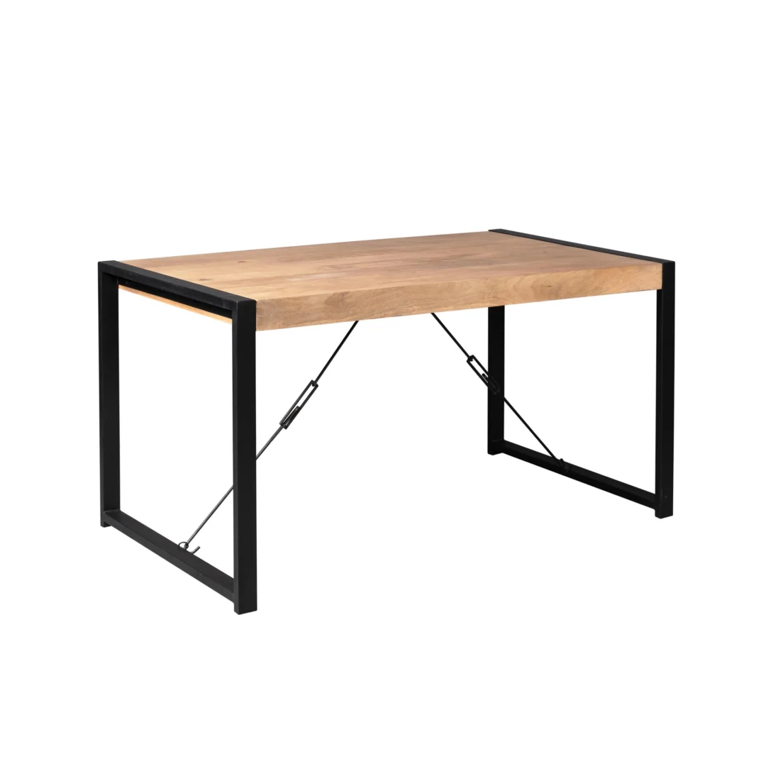 Eettafel Flaarnura 160 cm mangohout - Afbeelding 3