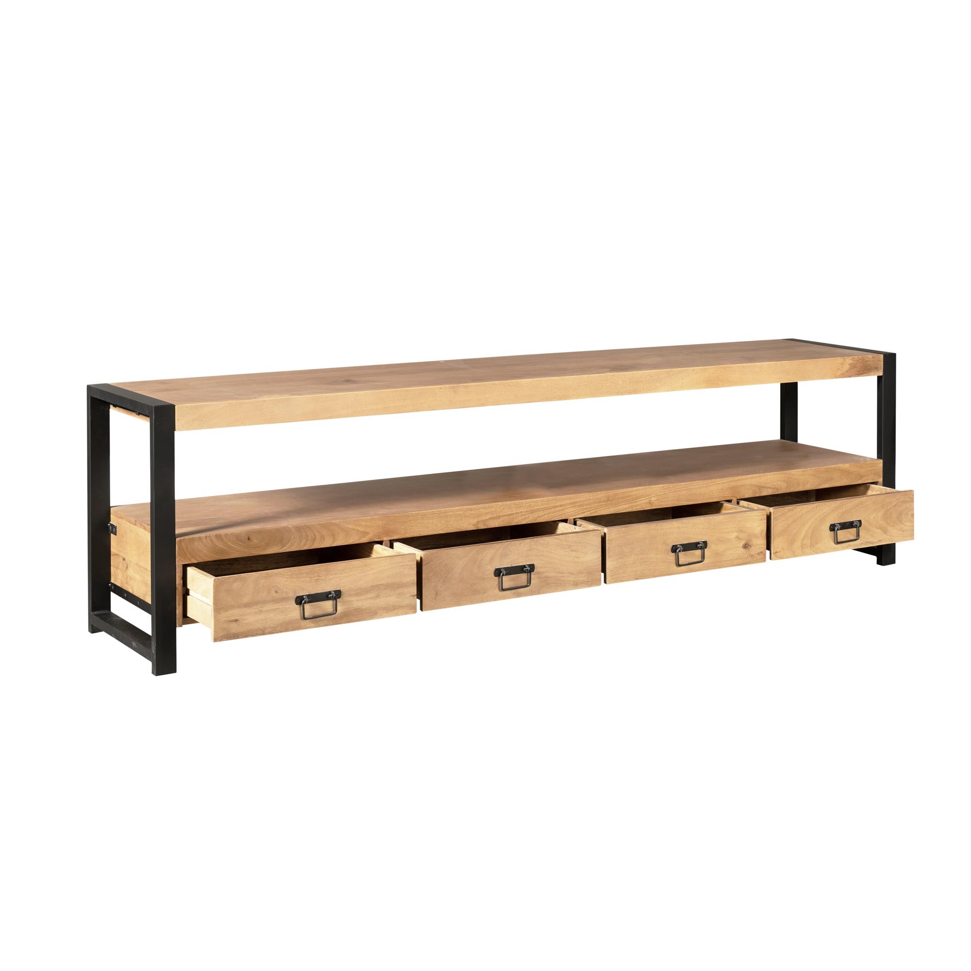 TV-meubel Sallek Naturel 180 cm - Afbeelding 4