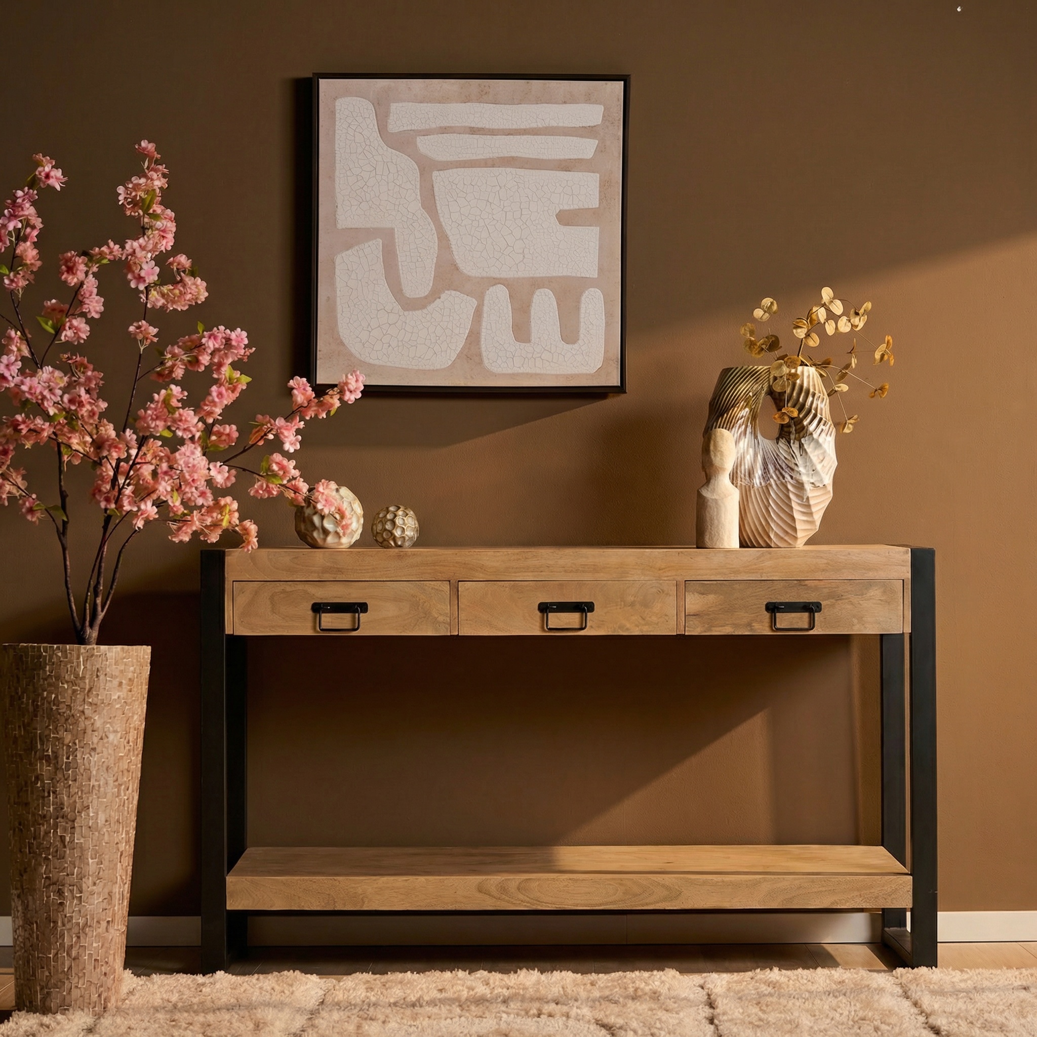Bijzettafel Sleildund Naturel 150 cm - Afbeelding 6