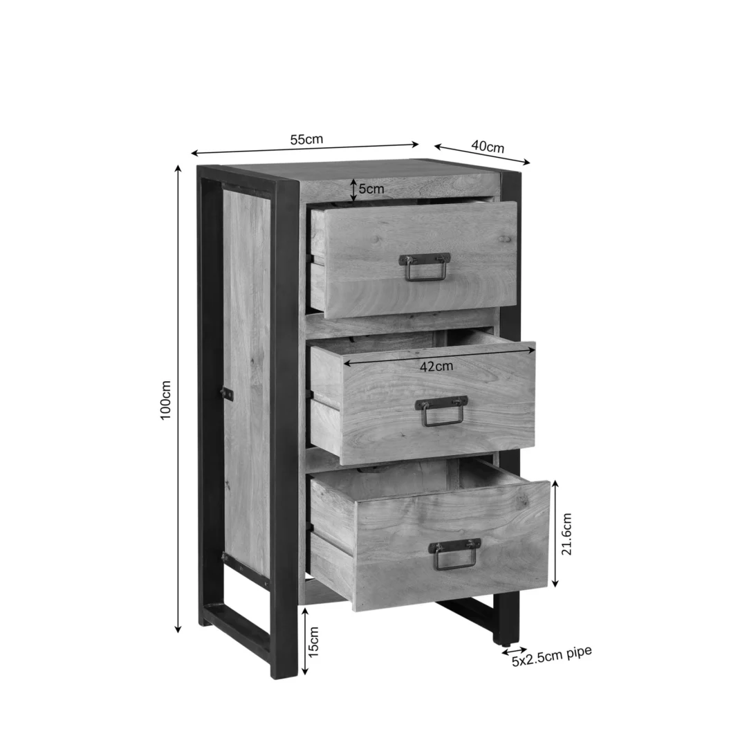 Ladekast Riernang Naturel 55 cm - Afbeelding 5
