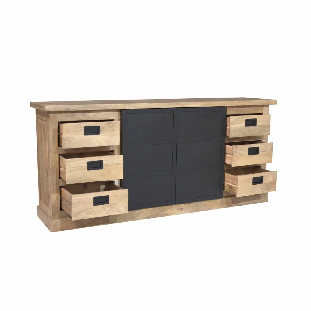 Dressoir Jaussone Naturel 200 cm - Afbeelding 3