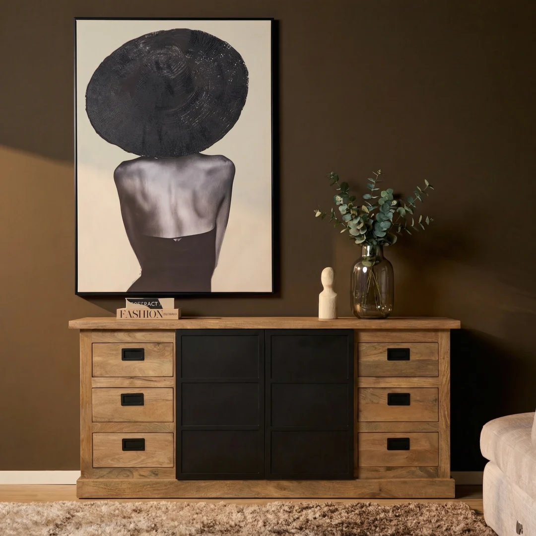 Dressoir Jaussone Naturel 200 cm - Afbeelding 7
