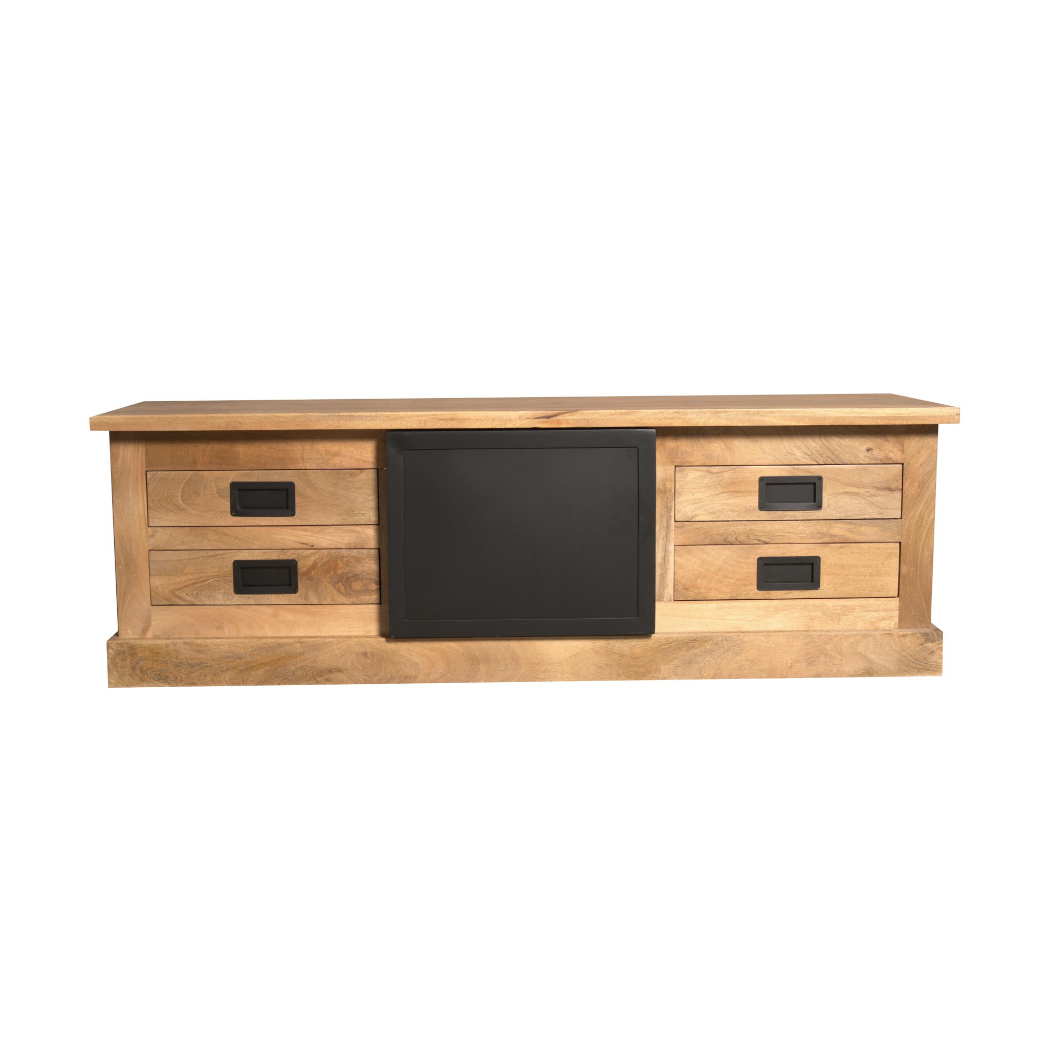TV-meubel Skeenan Naturel 155 cm - Afbeelding 2