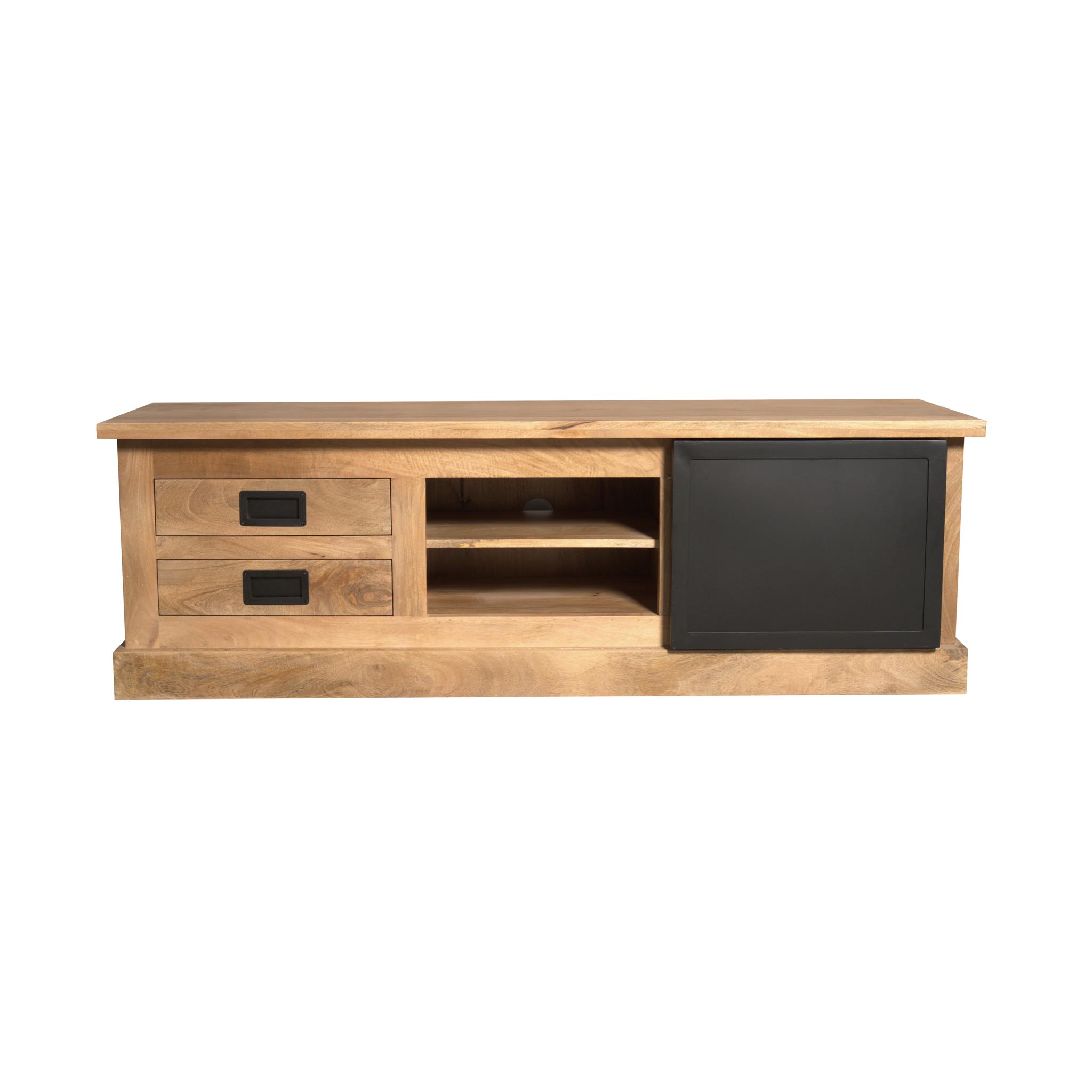 TV-meubel Skeenan Naturel 155 cm - Afbeelding 3