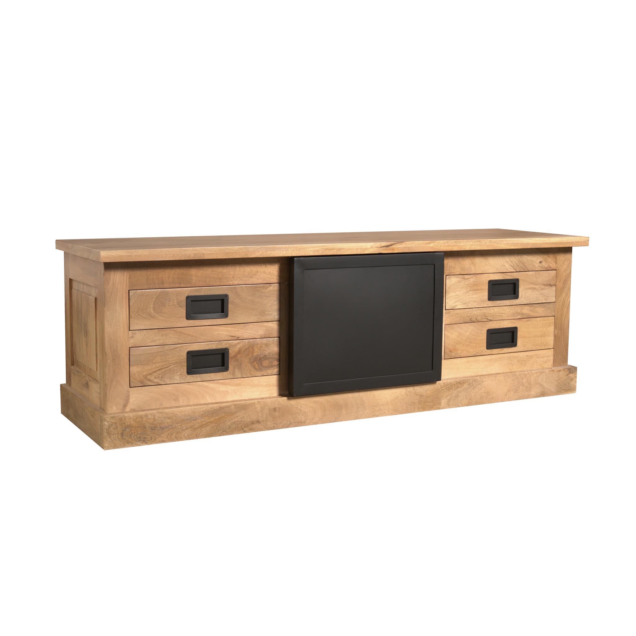 TV-meubel Skeenan Naturel 155 cm - Afbeelding 5