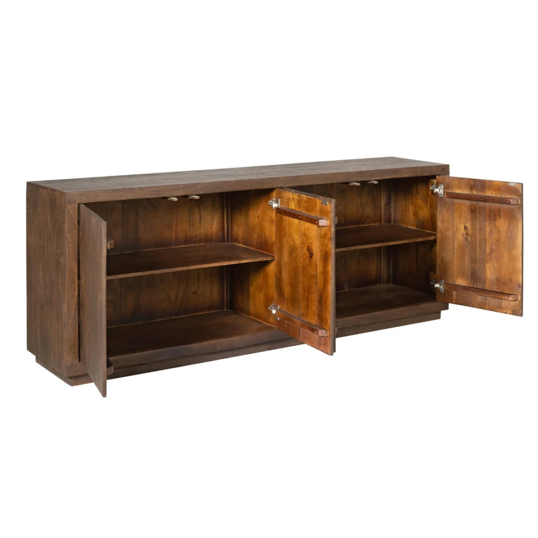 Dressoir Prilvena Bruin 200 cm - Afbeelding 3