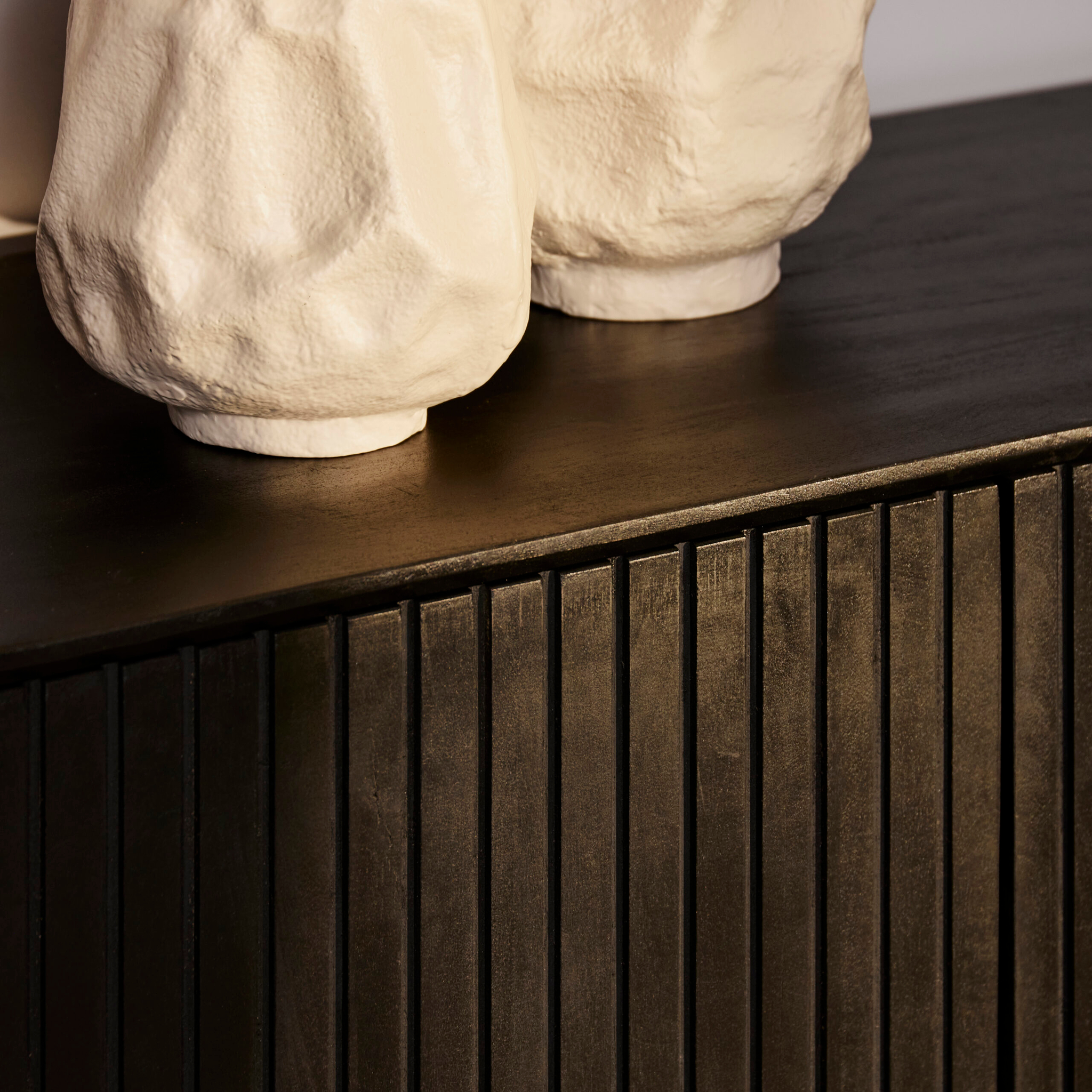 Dressoir Troommio Zwart 210 cm - Afbeelding 3