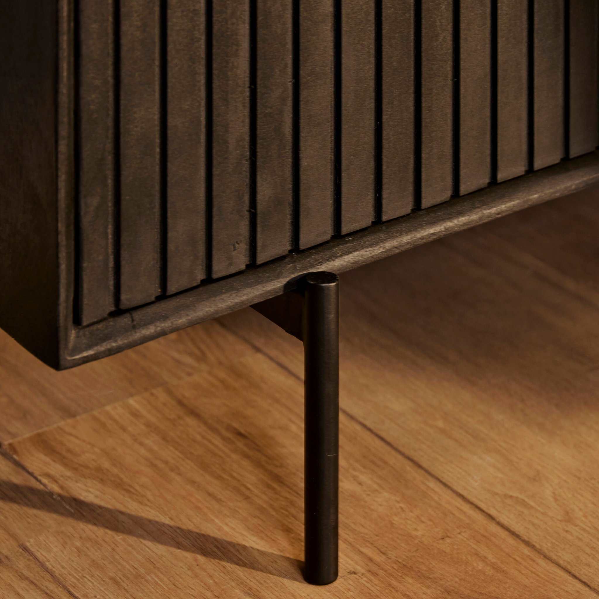 Dressoir Troommio Zwart 210 cm - Afbeelding 4