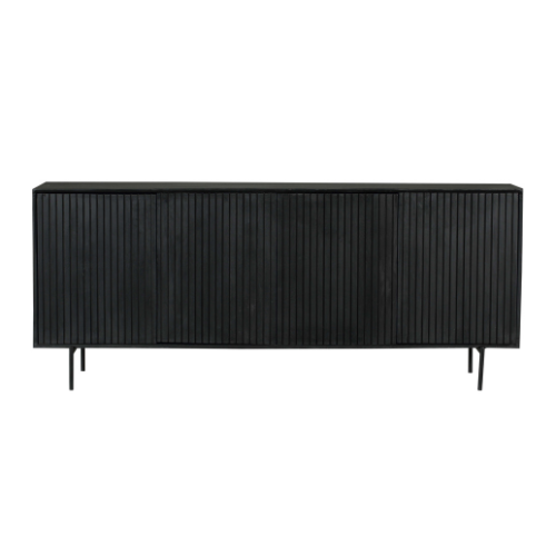 Dressoir Troommio Zwart 210 cm - Afbeelding 6
