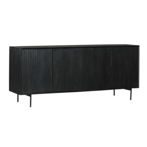 Dressoir Troommio Zwart 210 cm - Afbeelding 7
