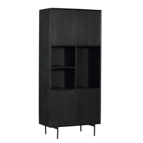 Vakkenkast Skusond Zwart 90 cm - Afbeelding 4