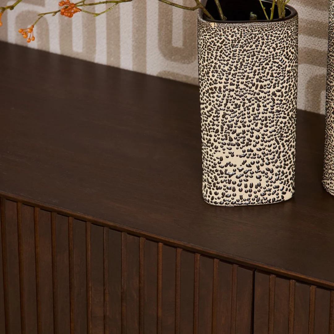TV-meubel Laasone Bruin 210 cm - Afbeelding 14