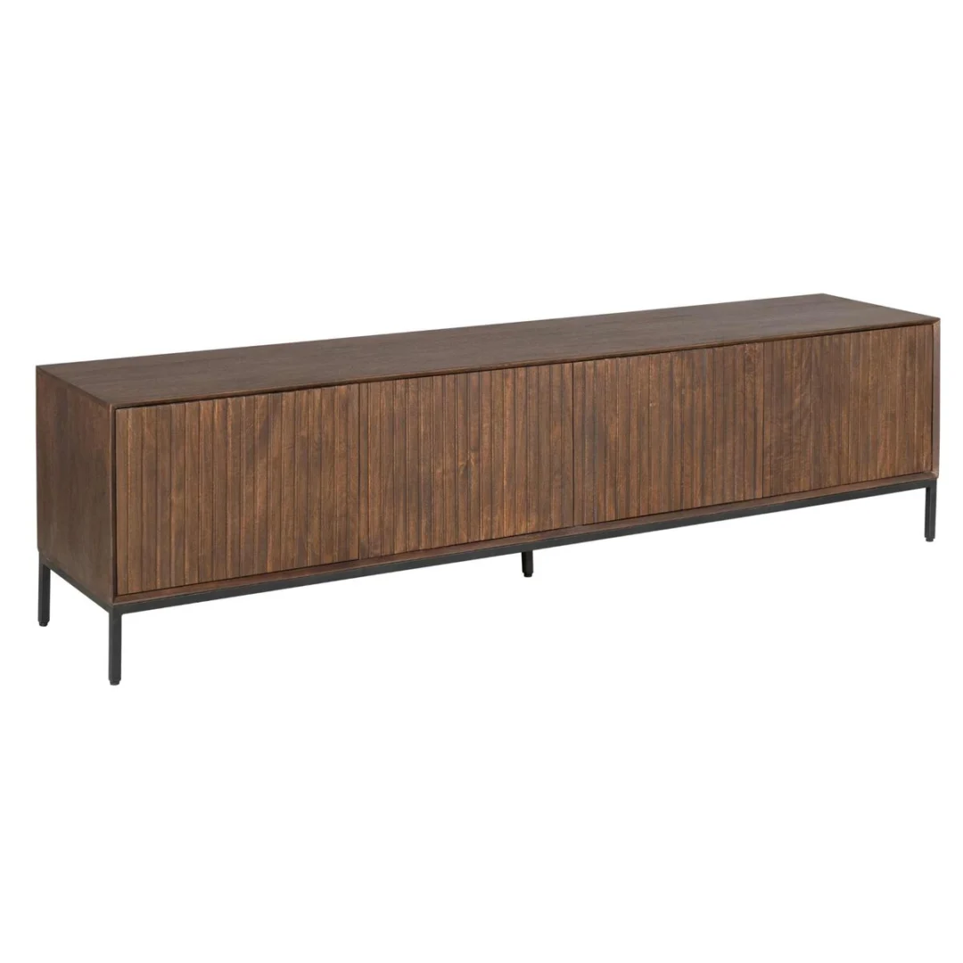 TV-meubel Laasone Bruin 210 cm - Afbeelding 6