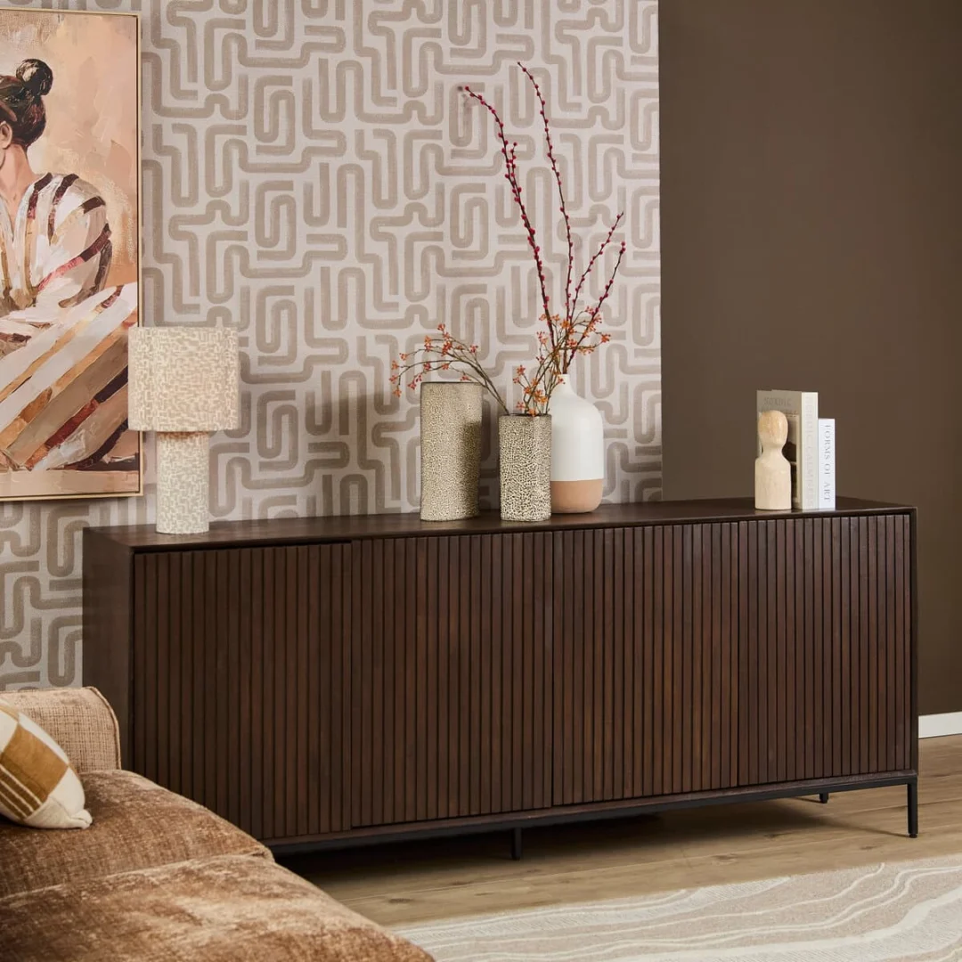 Dressoir Domman Bruin 210 cm - Afbeelding 12