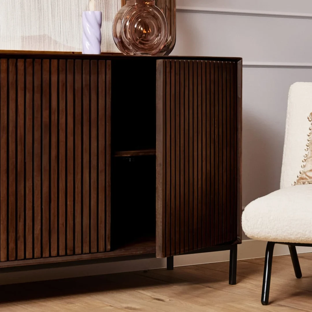 Dressoir Domman Bruin 210 cm - Afbeelding 4