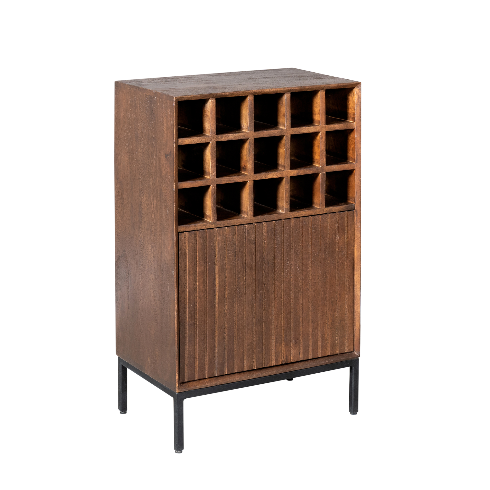 Wijnkast Peistano Bruin 55 cm - Afbeelding 3