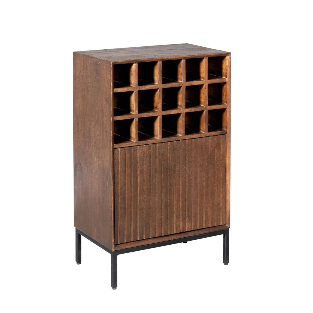 Wijnkast Peistano Bruin 55 cm - Afbeelding 3