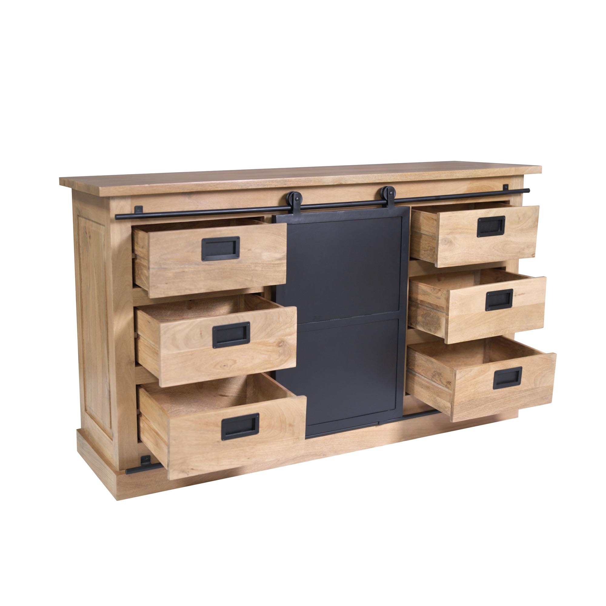 Dressoir Zaurrik Naturel 160 cm - Afbeelding 4