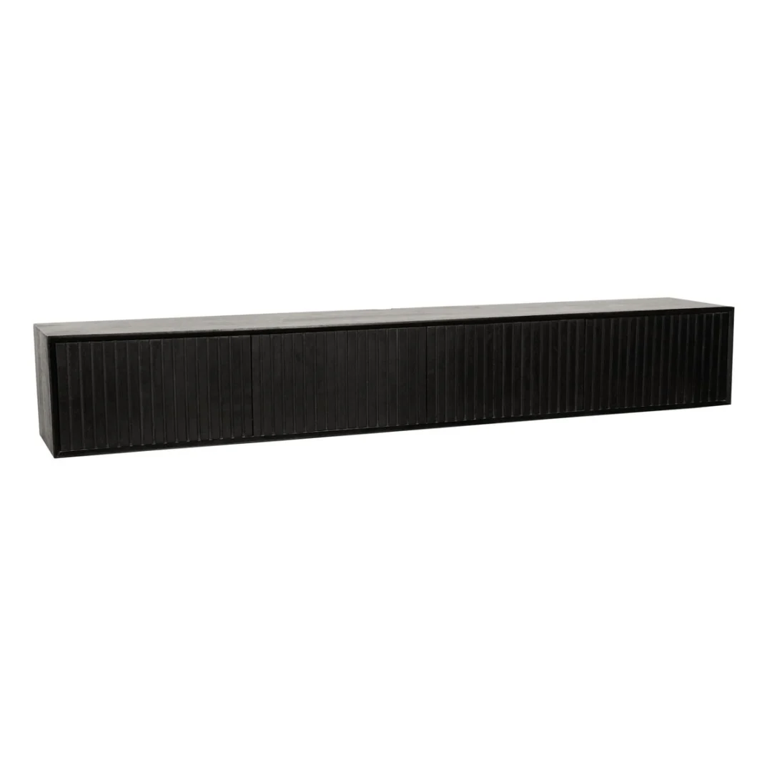 TV-meubel Haulvano Zwart 200 cm - Afbeelding 5