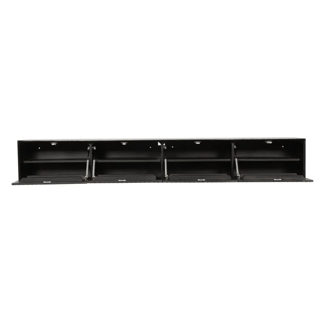 TV-meubel Haulvano Zwart 200 cm - Afbeelding 6