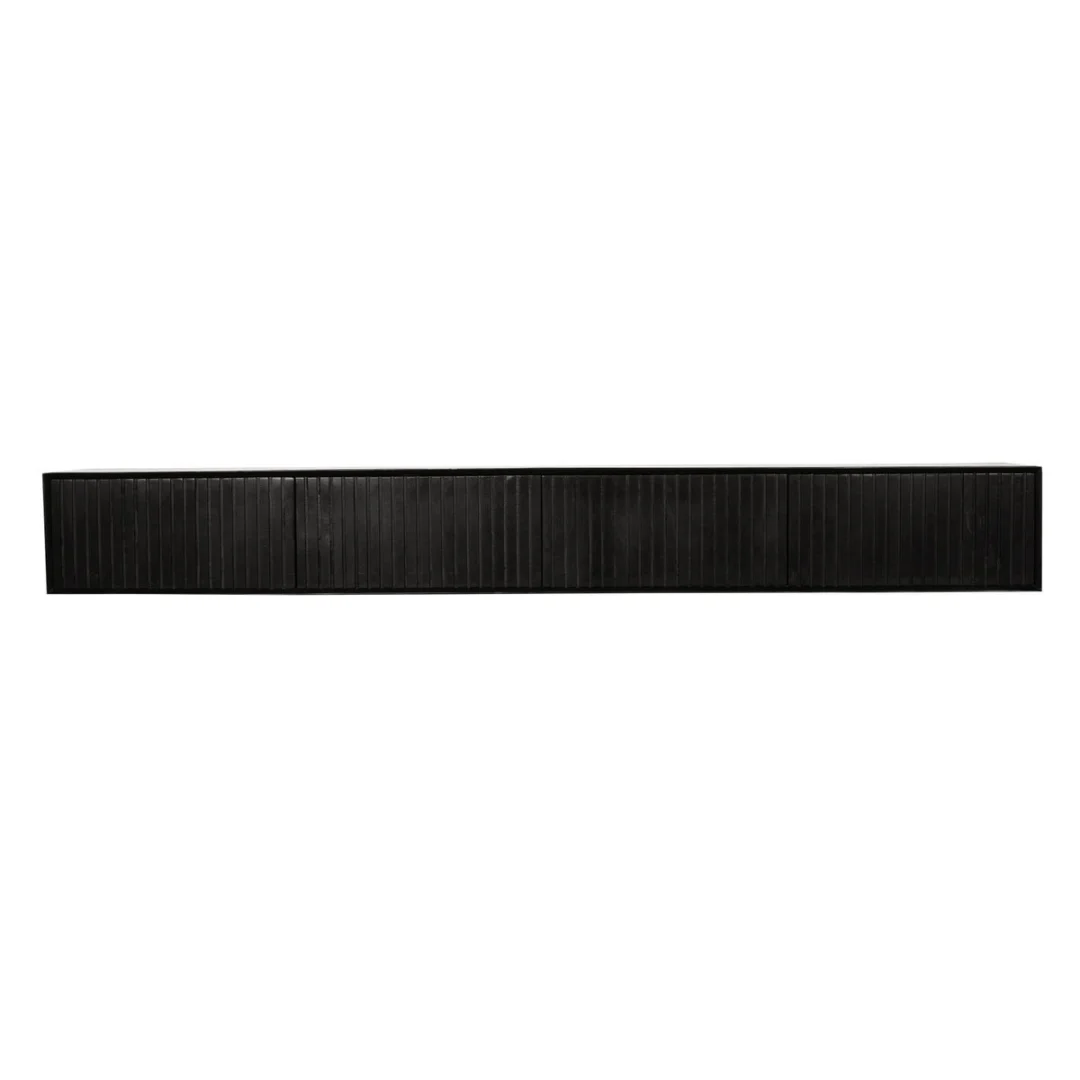 TV-meubel Naande Zwart 240 cm - Afbeelding 5
