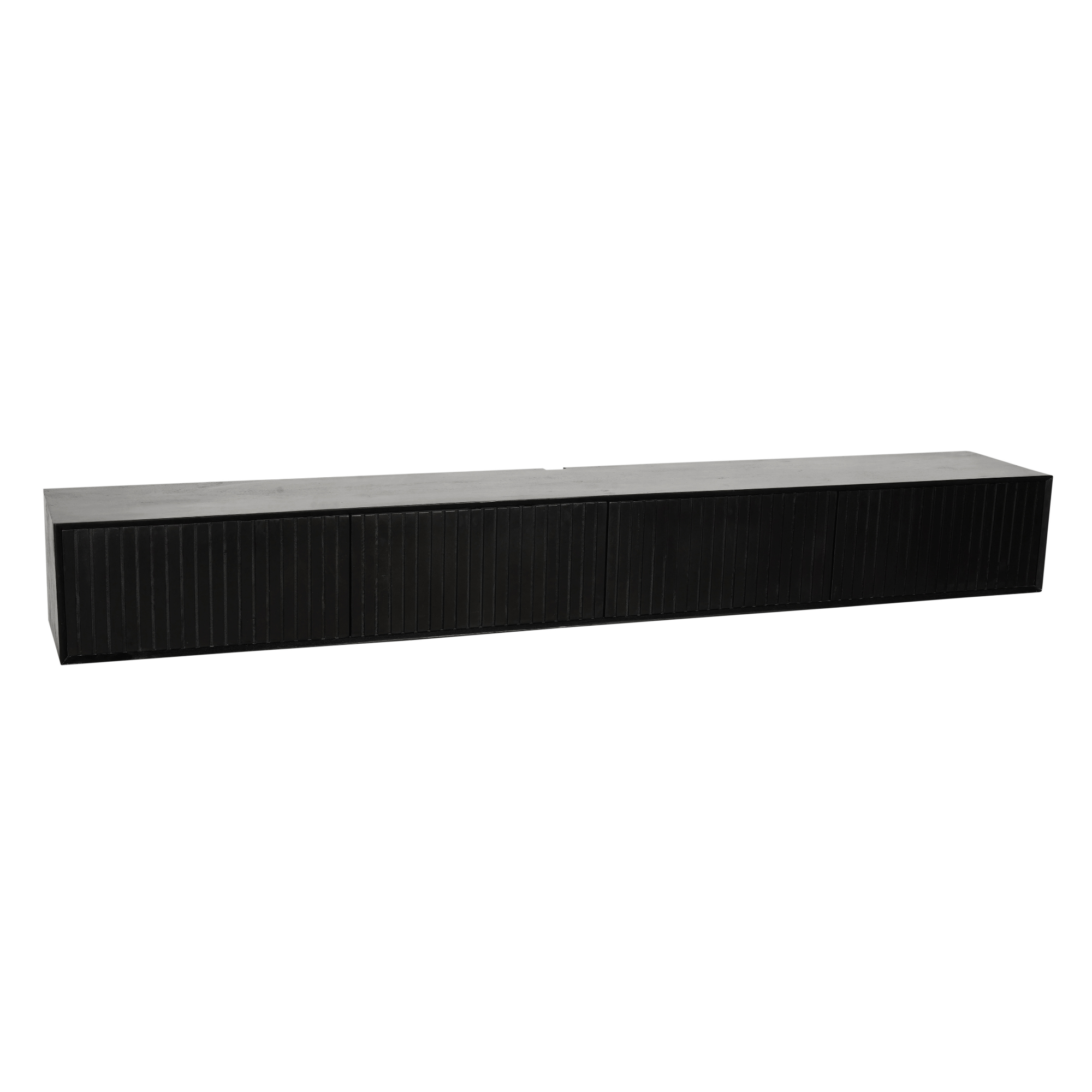 TV-meubel Naande Zwart 240 cm - Afbeelding 6