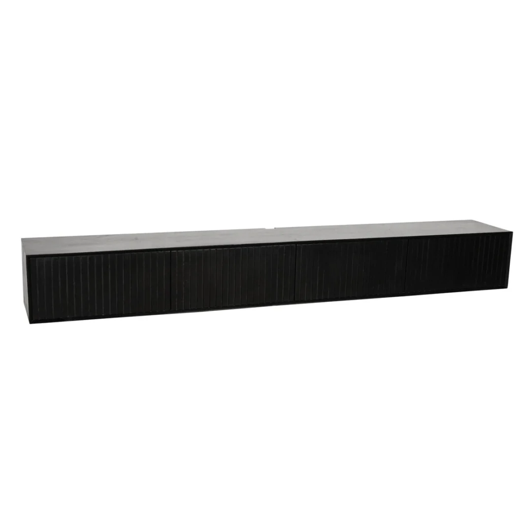 TV-meubel Naande Zwart 240 cm - Afbeelding 6