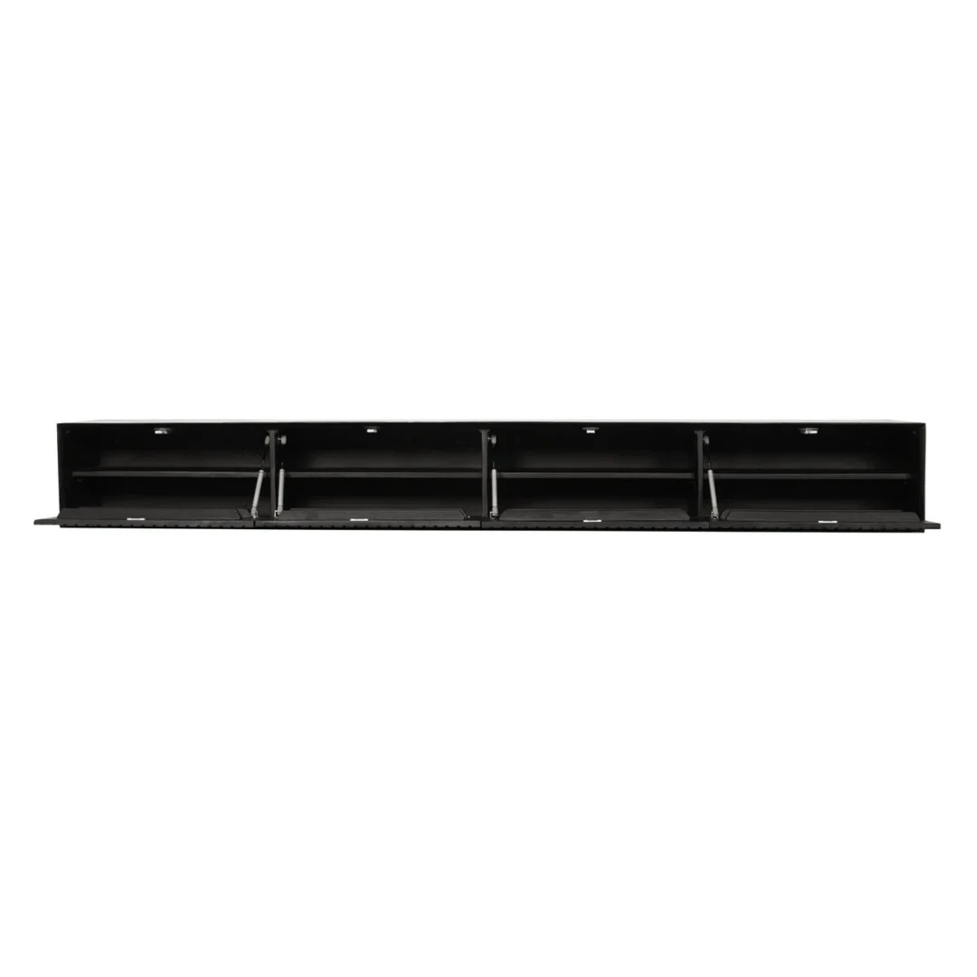 TV-meubel Naande Zwart 240 cm - Afbeelding 7