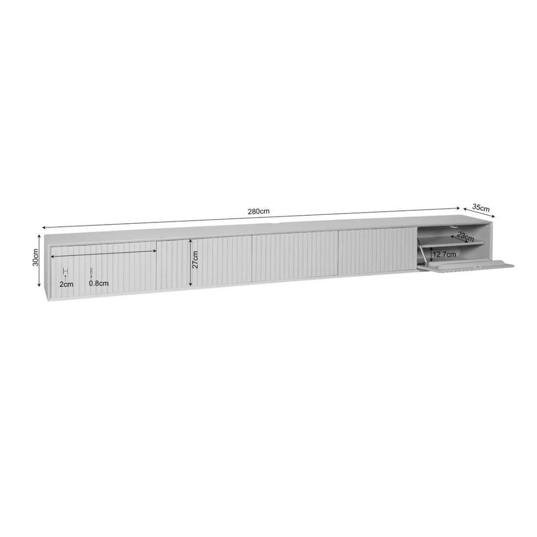 TV-meubel Reirnum Bruin 280 cm - Afbeelding 7