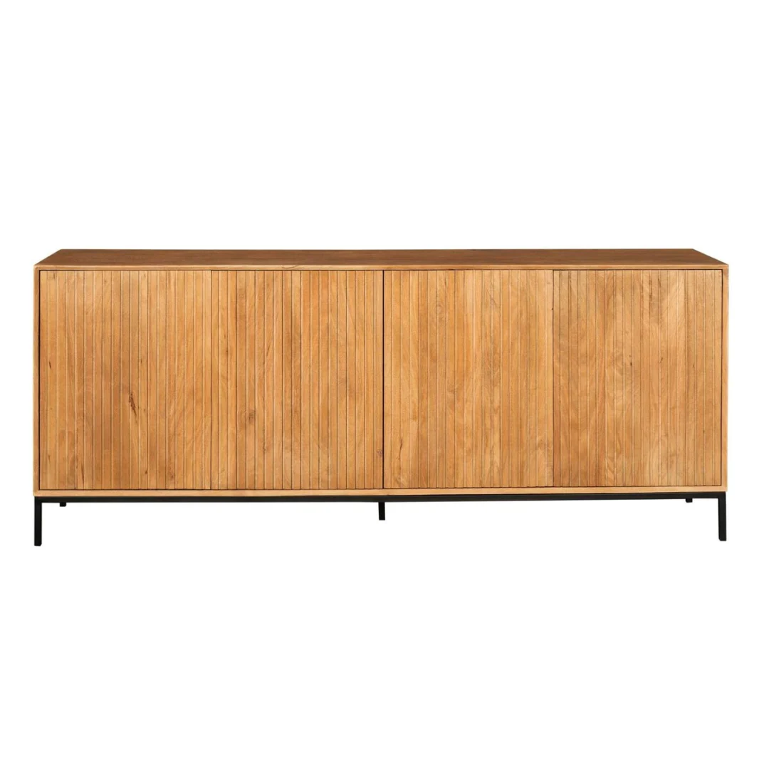 Dressoir Caanses Naturel 210 cm - Afbeelding 7