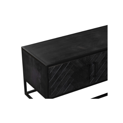 TV-meubel Seeltino Zwart 240 cm - Afbeelding 6