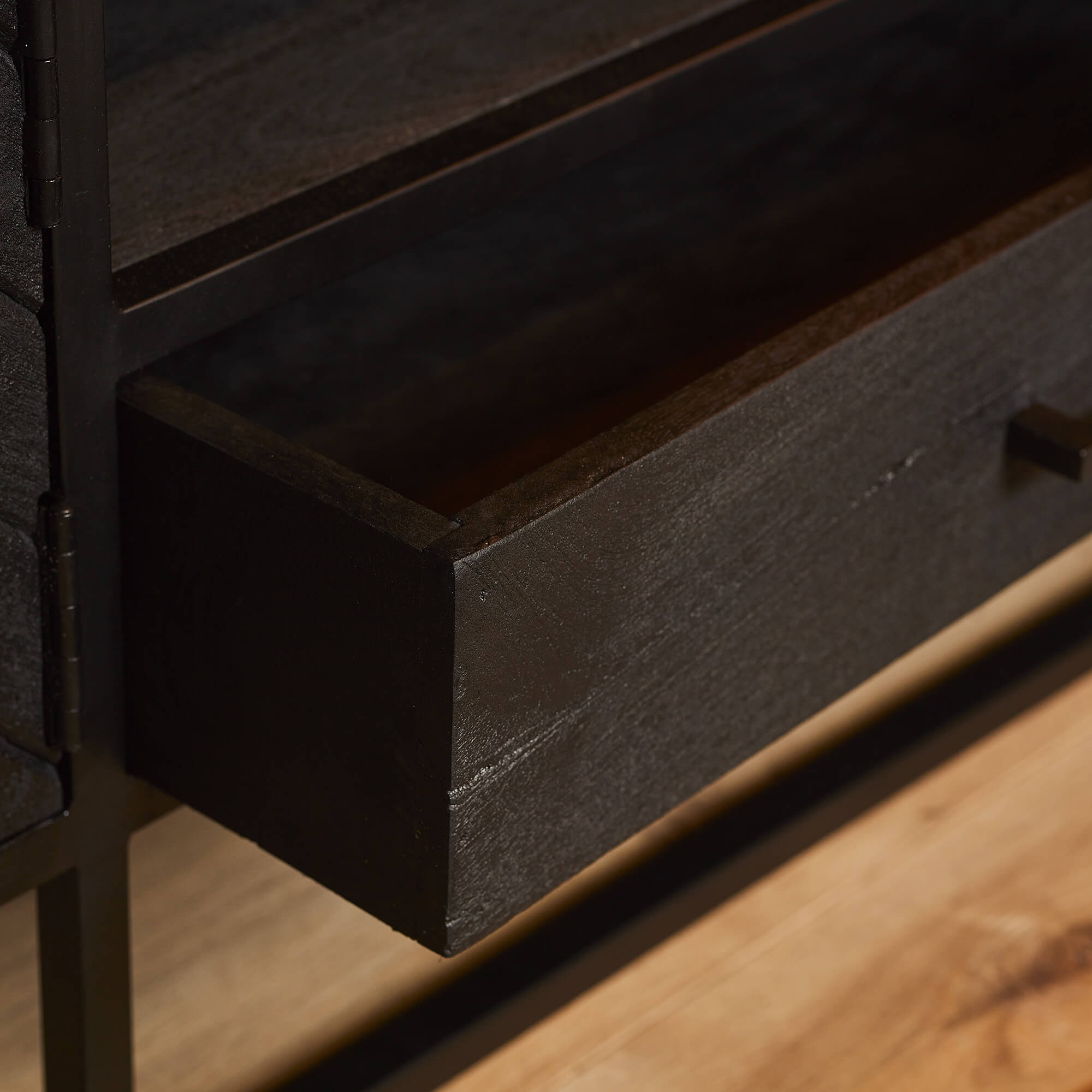 TV-meubel Seeltino Zwart 240 cm - Afbeelding 8