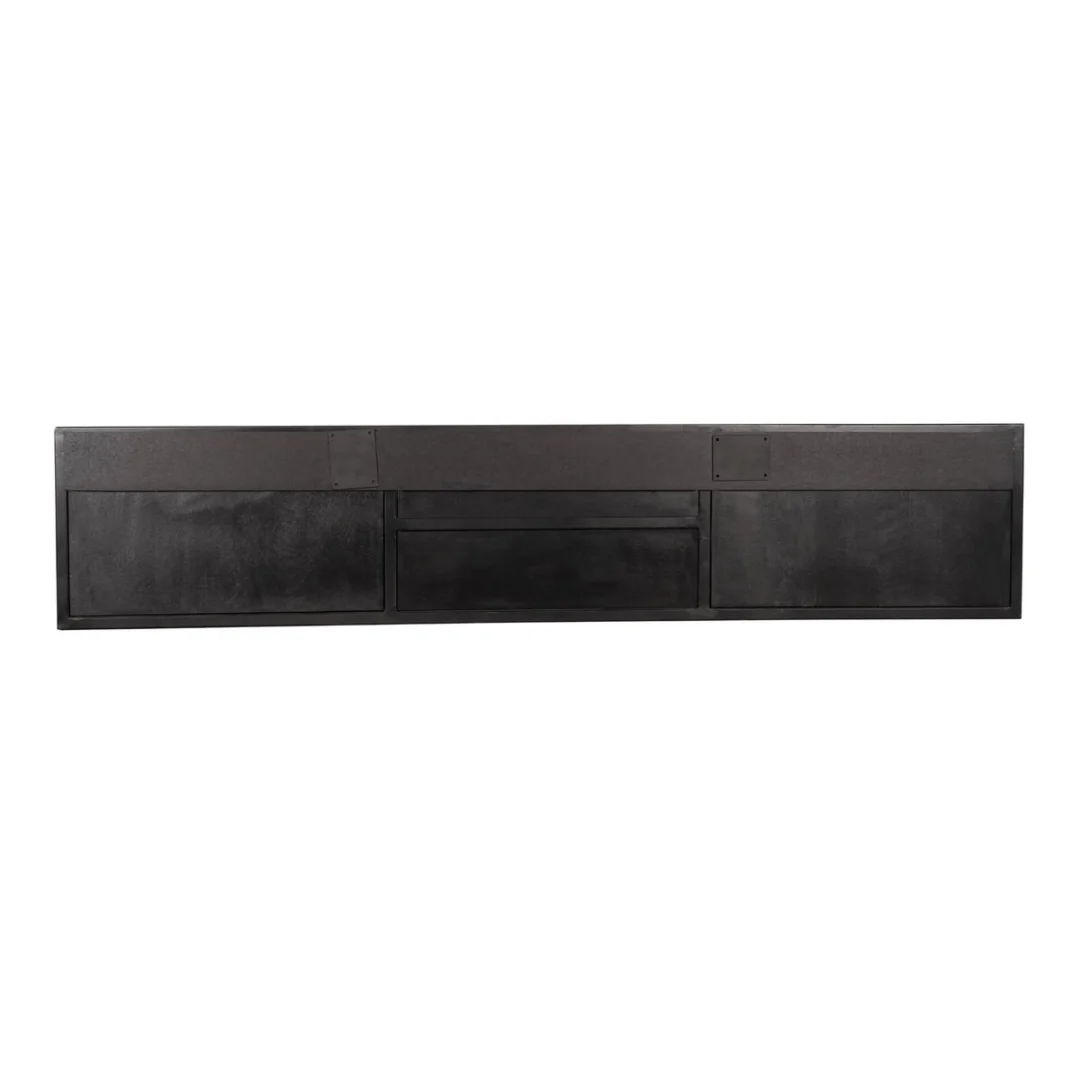 TV-meubel Brunsin Zwart 160 cm - Afbeelding 2