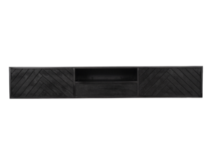 TV-meubel Breeto Zwart 200 cm