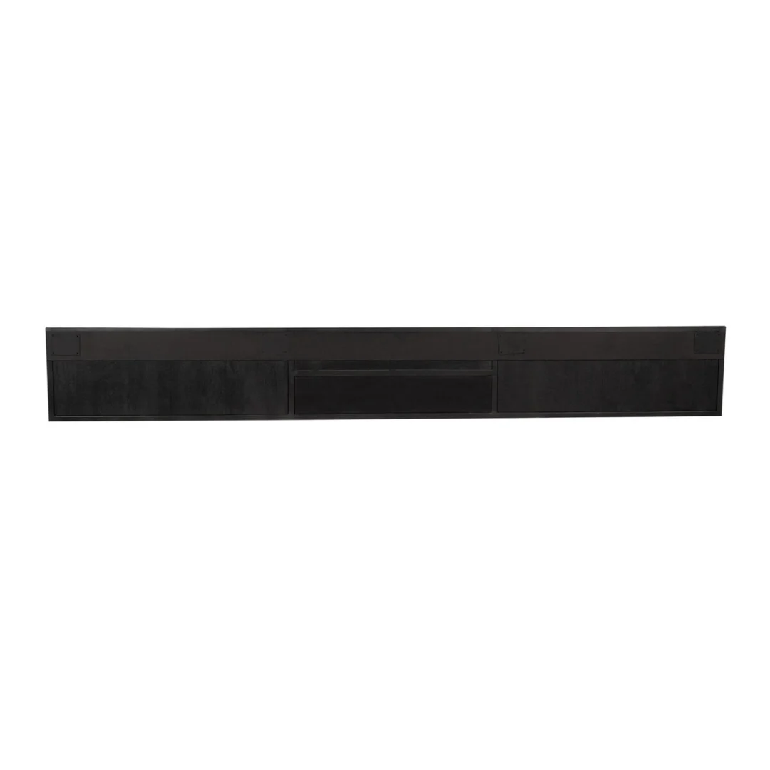 TV-meubel Trarnino Zwart 280 cm - Afbeelding 4