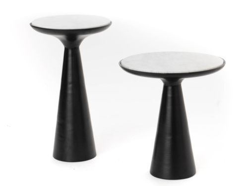 Bijzettafel Arvavvanta zwart 45 cm