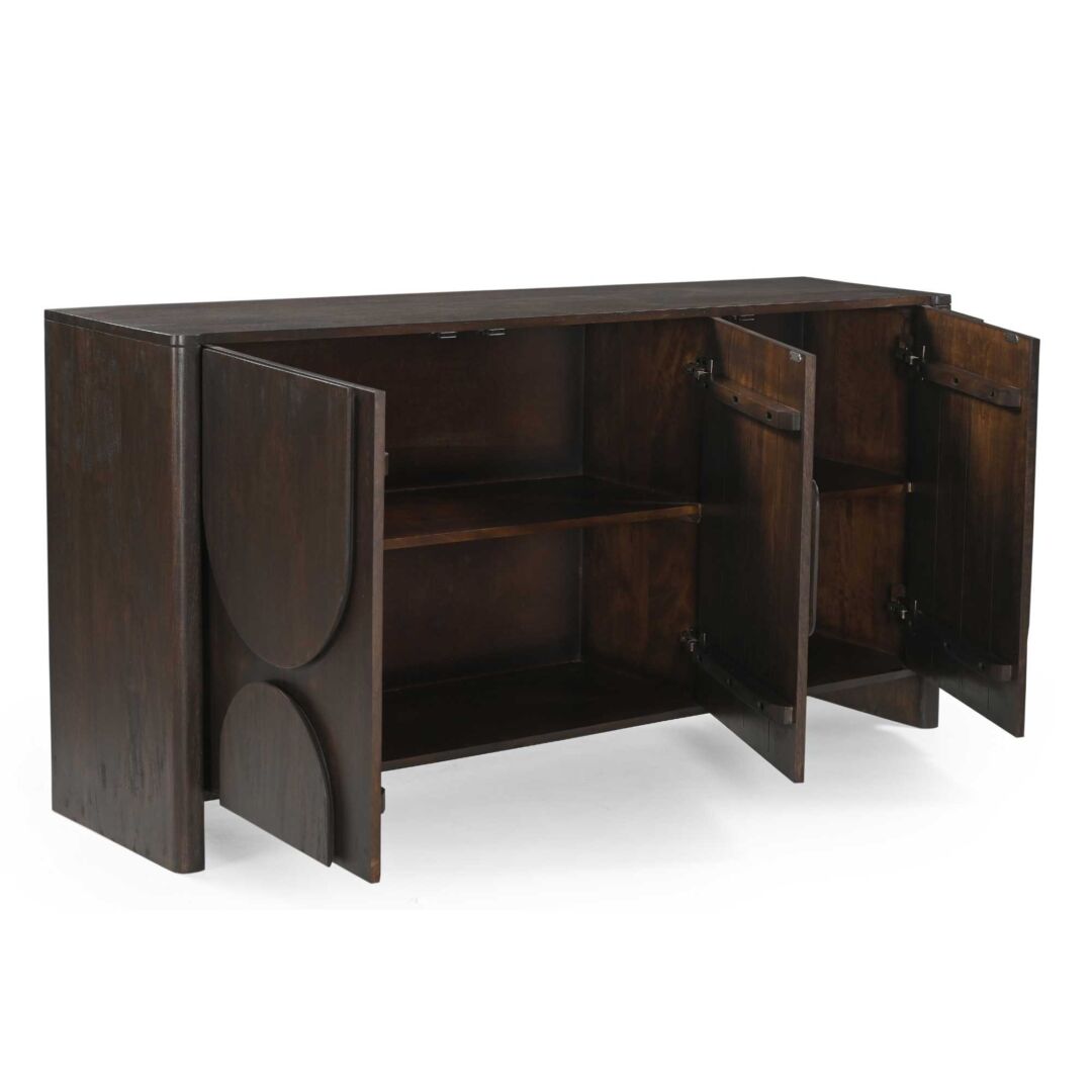 Dressoir Klernund Bruin 160 cm - Afbeelding 3