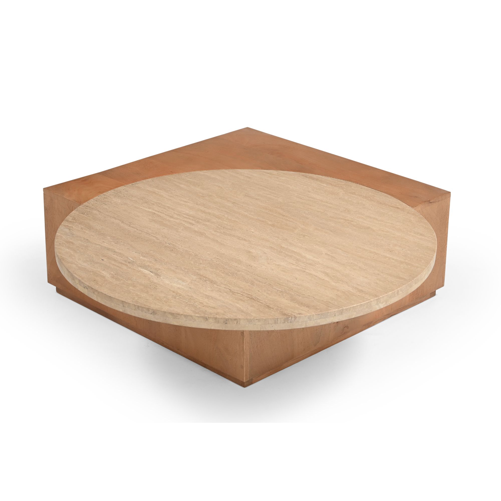 Salontafel Noordun Travertin 103 cm - Afbeelding 4