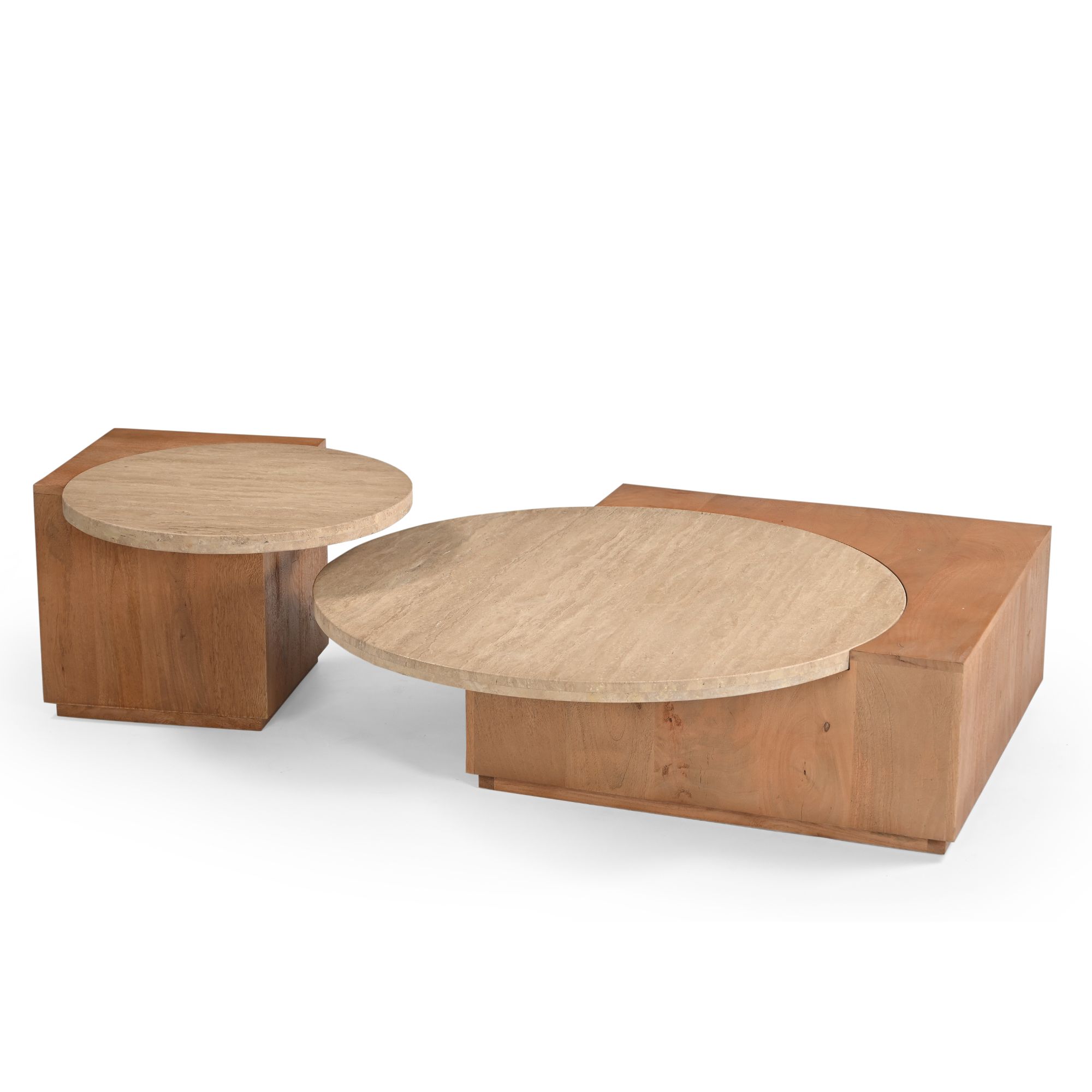 Bijzettafel Zalvel Naturel 60 cm - Afbeelding 5