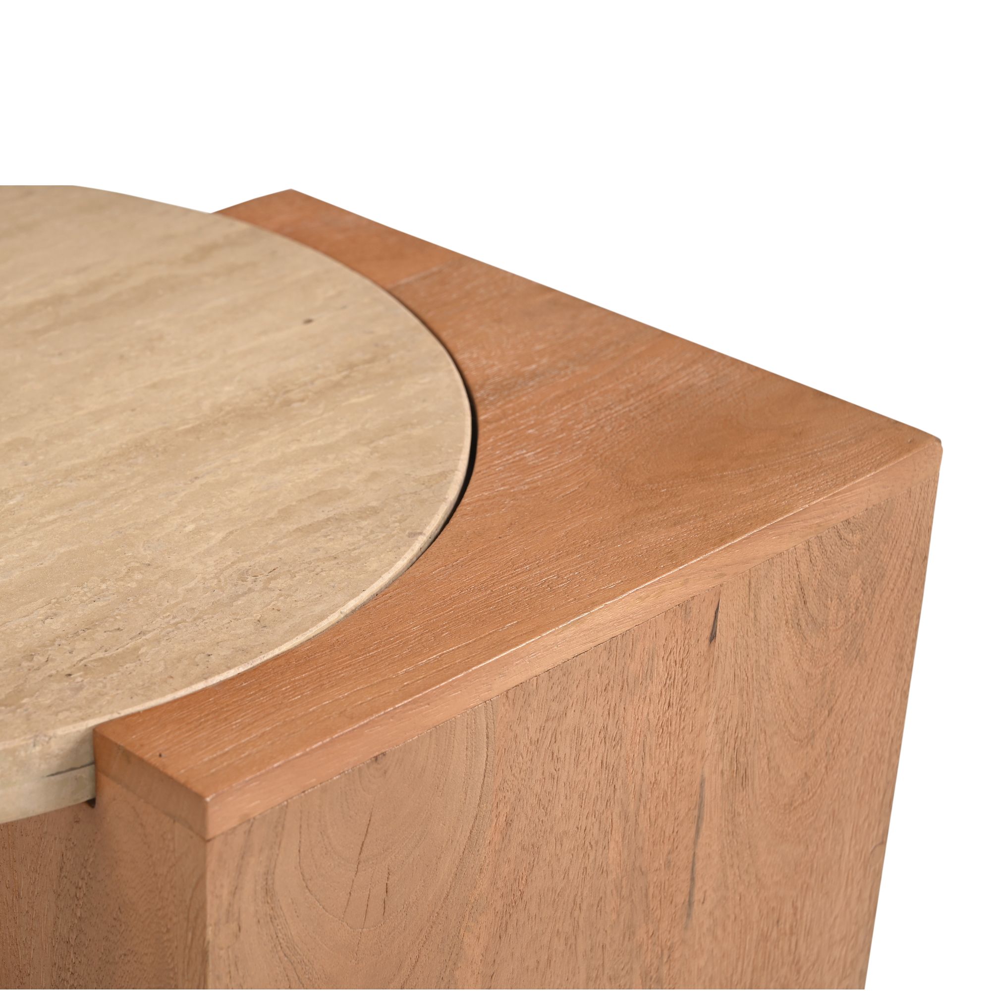 Bijzettafel Sleebano Travertin 60 cm - Afbeelding 7