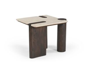 Bijzettafel Brisello Bruin 57 cm