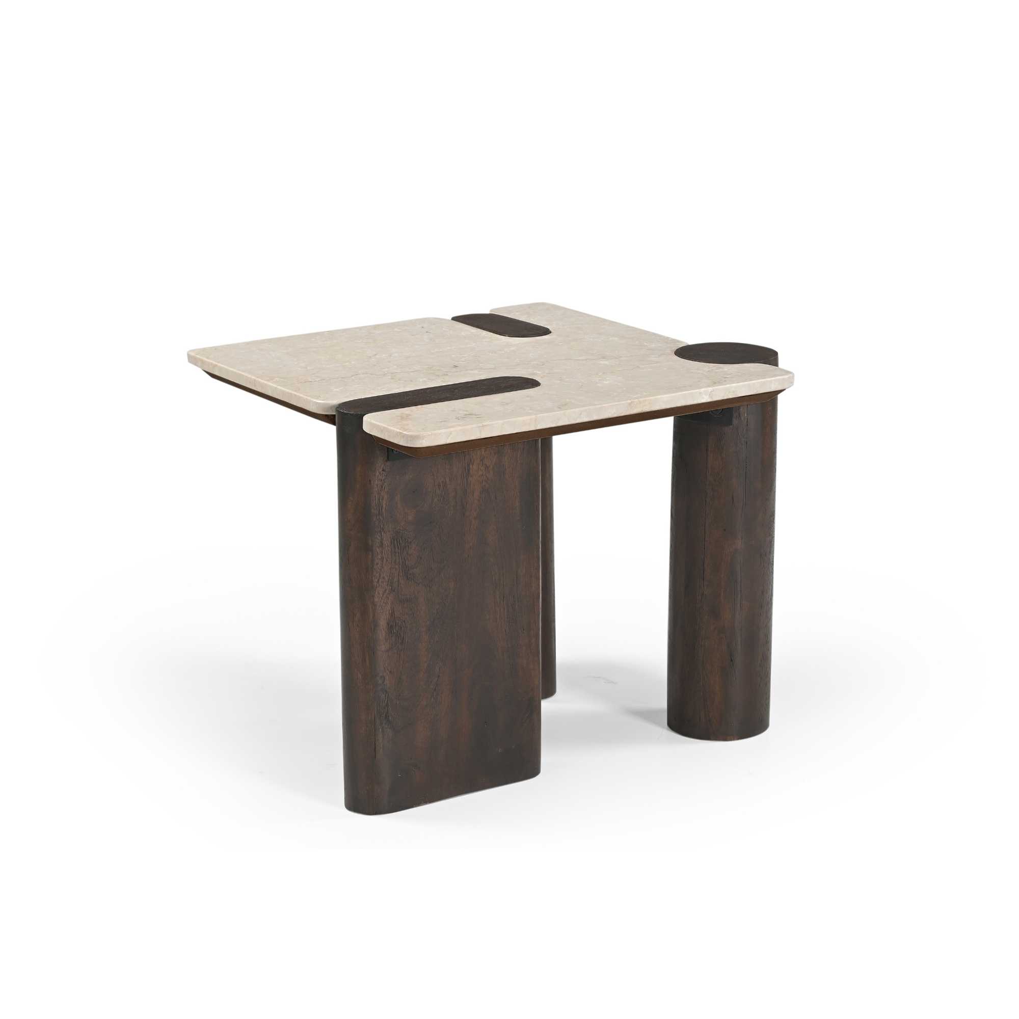 Bijzettafel Brisello Bruin 57 cm