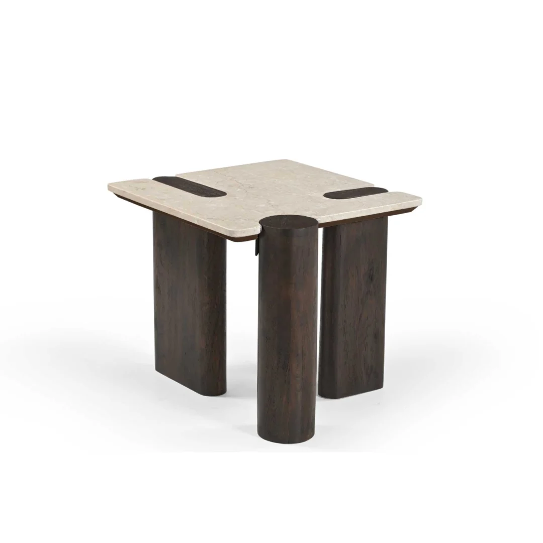 Bijzettafel Brisello Bruin 57 cm - Afbeelding 2