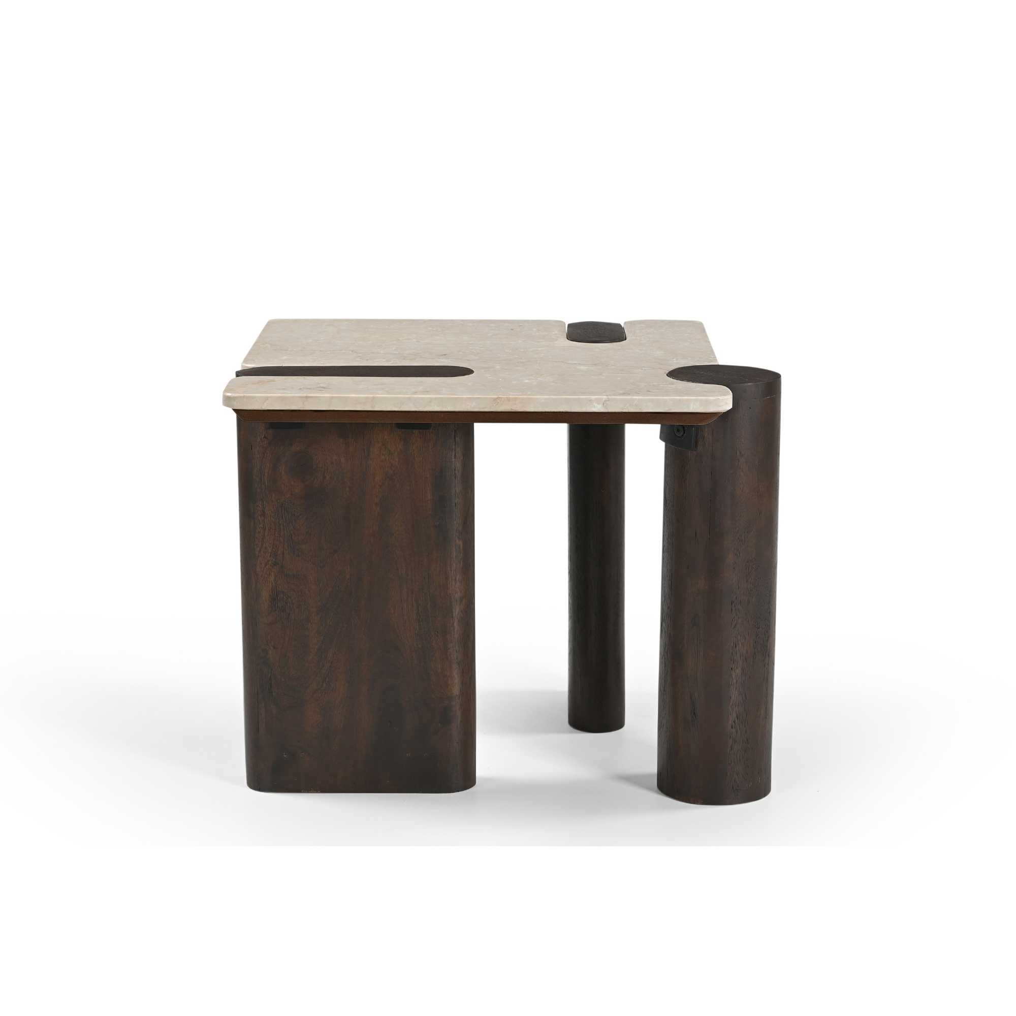 Bijzettafel Brisello Bruin 57 cm - Afbeelding 7