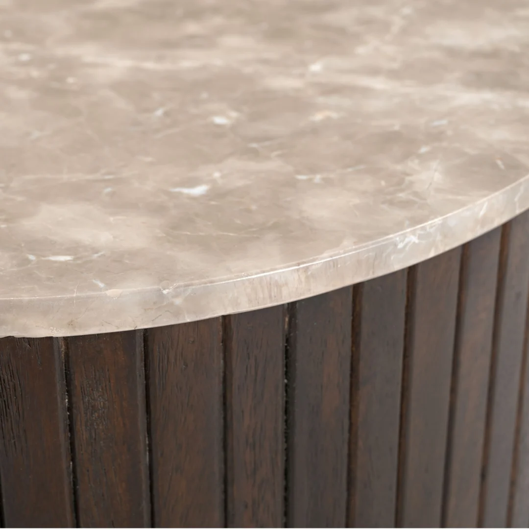 Salontafel Keinsas Bruin 84 cm - Afbeelding 2