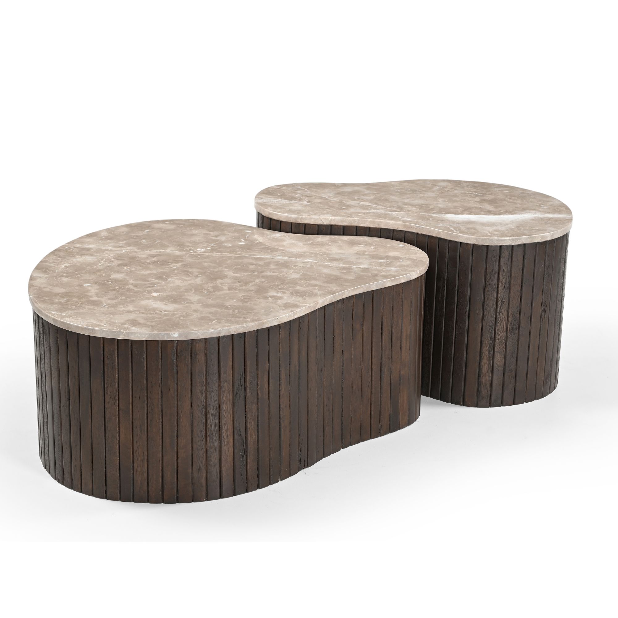 Salontafel Keinsas Bruin 84 cm - Afbeelding 3