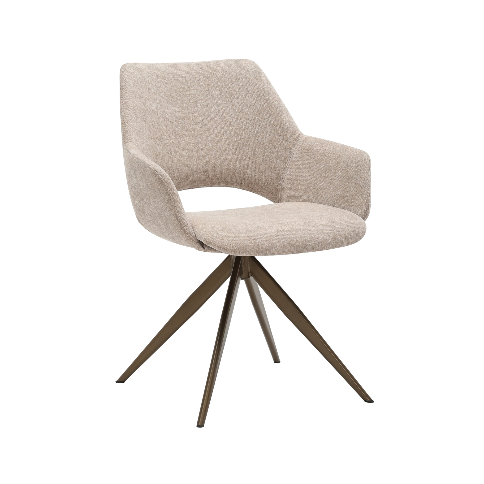 Eetkamerstoel Stinnand Beige - Afbeelding 4