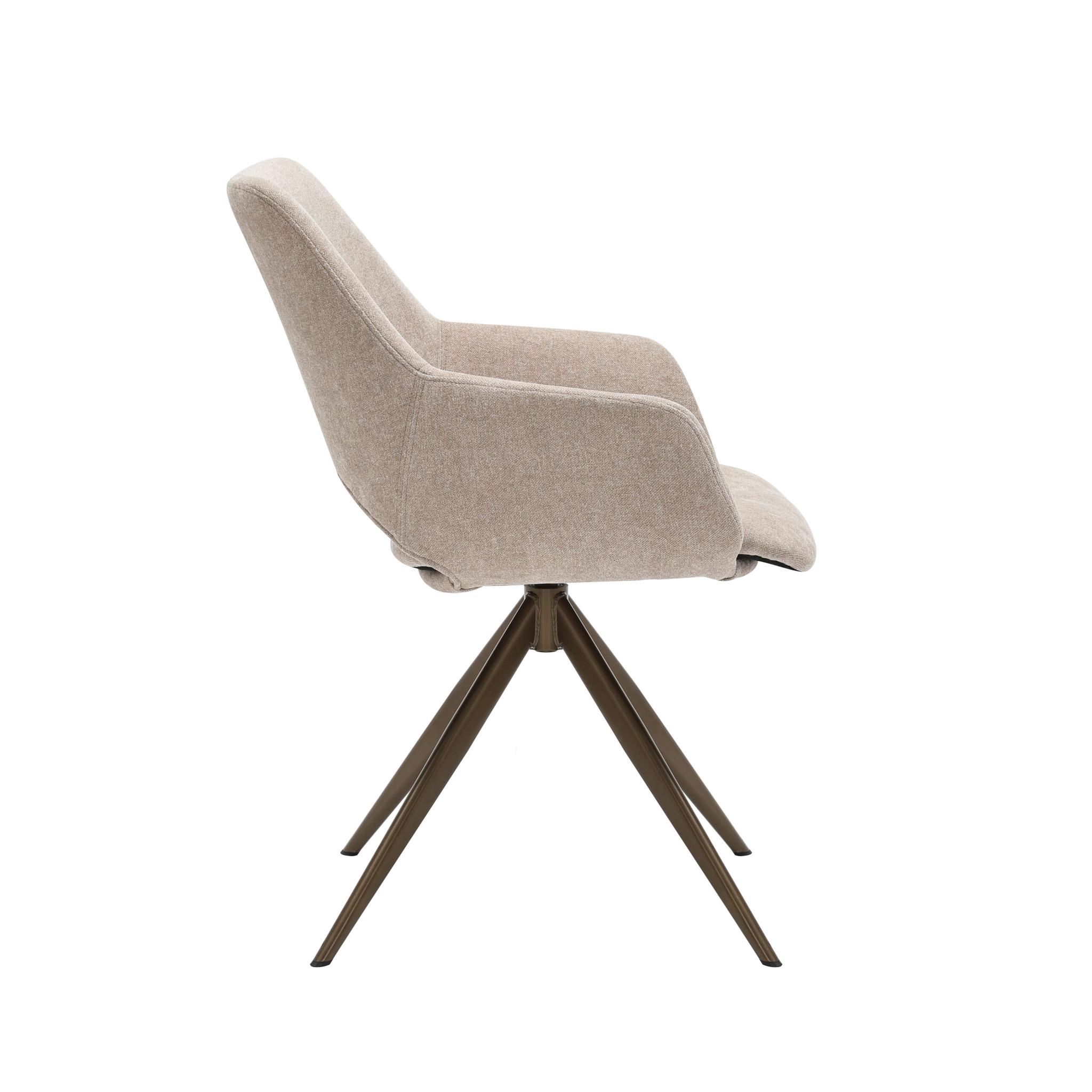 Eetkamerstoel Stinnand Beige - Afbeelding 6